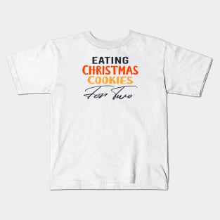 Eating Christmas Cookies For Two Kids T-Shirt